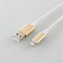 USB-A to Lightningケーブル [A-Lightning] 1.0m 断線に強く、取り回しの良さも兼ね備えた耐久仕様タイプ: MPA-UALPS10GD_画像2