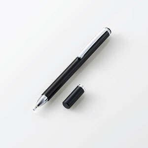 タッチペン 12本入りモデル 透明なディスクタイプのペン先により、狙い通りに細やかな操作ができる: P-TPD02BK/12