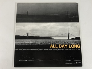 洗浄済 LP ALL DAY LONG / KENNY BURRELL / DONALD BYRD / PRESTIGE OJC-456 US盤
