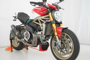 希少 世界限定500台 国内13台 モンスター1200 25°アニバーサリオ DUCABIKEステップ＆クラッチカバー rizomaビレットカバー テルミマフラー