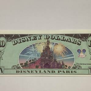 ディズニーダラー 10ドル札（2000年版） $10 紙幣 ドナルド Disney Dollarsの画像2