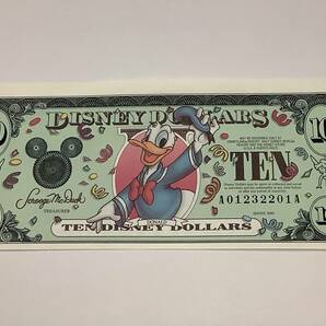 ディズニーダラー 10ドル札（2000年版） $10 紙幣 ドナルド Disney Dollarsの画像1