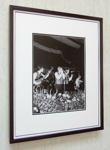 ローリングストーンズ/ロイヤルアルバート・ホール 1963/アートピク額装品/Rolling Stones/Keith Richards/Mick Jagger/Brian Jones/額付