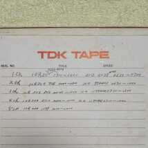 TDKオープンリール10号テープつきます。_画像8