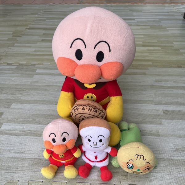 【美品】アンパンマン ぬいぐるみ 4点セット