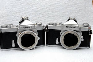Nikon ニコン 昔の高級一眼レフカメラ（FTボディ + FT-Nボディ）2台まとめて