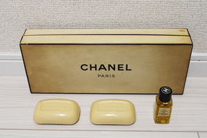 □正規・未使用品「CHANEL シャネル No5 サヴォン 石鹸 2個 オードトワレ 1個 セット」フランス製　石鹸香水セット