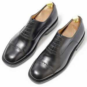 ★美品★【Salvatore Ferragamo】TRAEZZA■内羽根式パンチドキャップトゥ■6.5EE/25cm■サルヴァトーレフェラガモ■トラメッザ■高級ライン