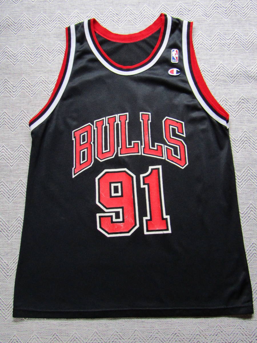 美品 NBA 50周年記念 BULLS RODMAN デニス・ロッドマン Champion製 シカゴ・ブルズ オーセンティックユニフォーム