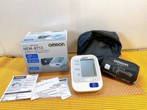  valuable OMRON Omron on arm type hemadynamometer HEM-8713 hemadynamometer automatic electron hemadynamometer health care present condition goods 