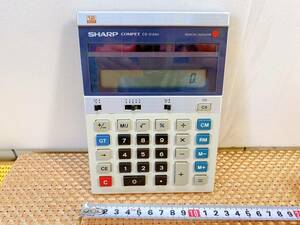  postage 520 jpy! valuable retro SHARP sharp CS-2124A calculator solar present condition goods 