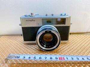 送料520円！　貴重　MINOLTA　ミノルタ　7S　HI-MATIC　45mm　フィルムカメラ　コンパクトカメラ　現状品