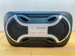 貴重　KENWOOD　ケンウッド　KSC-SW1　サブウーハー　ウーハー　リモコン付　音響機器　長期保管品　現状品