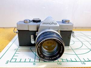 送料520円！ 貴重 ミノルタ minolta SR-1sフィルムカメラ 一眼レフ マニュアルフォーカス 長期保管品