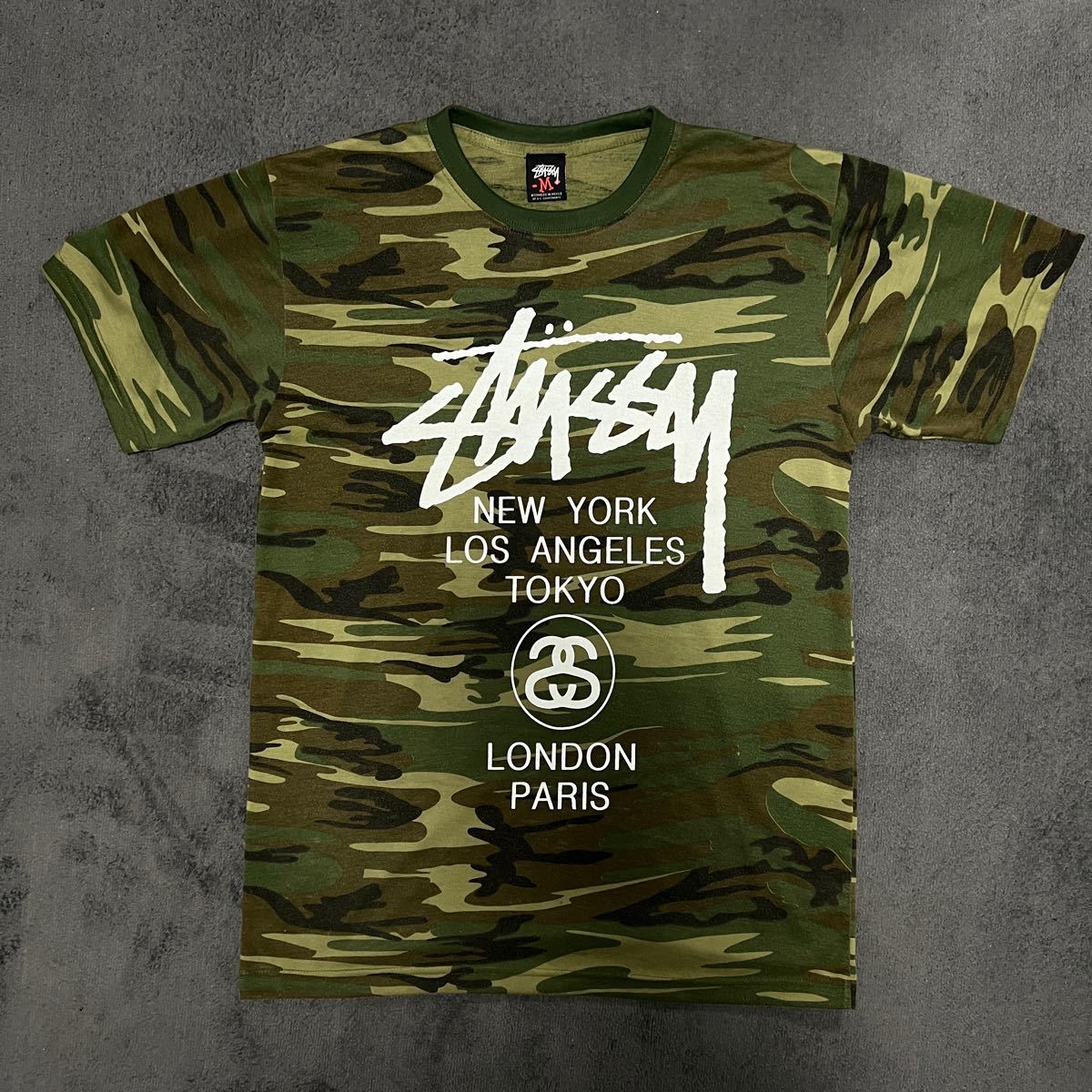 PayPayフリマ|stussy ステューシー 迷彩 コーチジャケット カモ ...