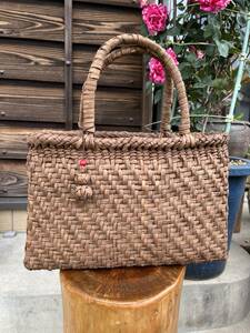 [ domestic production leather use ] mountain ..(.. grape / mountain grape ). basket back net fee braided (R4②)