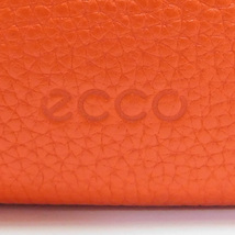 １円極美品ecco エコー リュック バックパック デイパック レザー オレンジ 良品 正規品_画像9