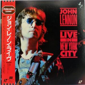e2406　ジョン・レノン　レーザービジョンディスク『LIVE IN NEW YORK CITY』東芝EMI　JOHN LENNON