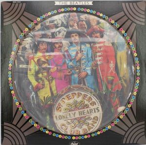 e2403 ビートルズ『Sgt. Pepper’s Lonely Hearts Club Band』THE BEATLES　ピクチャーレコード　LP　Capitol RECORDS　EMI