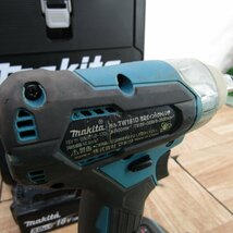 【makita/マキタ】18V充電式インパクトレンチ　TW181D 5.0Ahバッテリー×2 充電器 ライトつかない 格安スタート_画像6