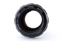 [美品・完動品] Nikon Nikkor-S.C SC Auto 55mm F/1.2 MF 非Ai 1001824_画像3