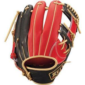 Бейсбол Zet Zett Pro Status Rubber Grab infield Hand Limited Color Imamiya Type BRGB-32260 RED