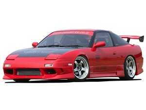 GP SPORTS（ジーピースポーツ）　G-SONIC ZERO ONE　180SX（RPS13・KRPS13）　サイドステップ（未塗装）