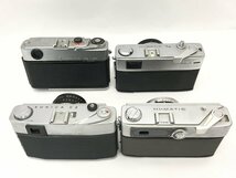 MINOLTA HI-MATIC 7s/YASHICA minister 他 レンジファインダー フィルムカメラ 4点まとめ ジャンク 中古【sw0607588】_画像4