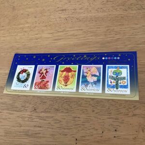 即決　80円切手　切手シート　シール切手　Greetings　グリーティング切手　平成21年