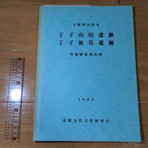 丁子山田遺跡 丁子後谷遺跡 発掘調査報告書 千葉県佐原市 1984年 北総古代文化研究会 考古学 付図付