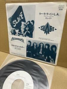 JPN PROMO-ONLY！美盤7''！スレイド SLADE / Ooh La La In L.A. RCA PRTD-3002 見本盤 AUTOGRAPH YOU BOYZ MAKE BIG NOISE SAMPLE JAPAN NM