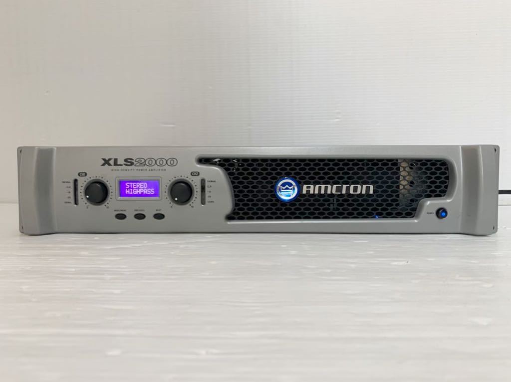 AMCRON XLS2500 パワーアンプ 動作品 gzerosolucoes.com.br