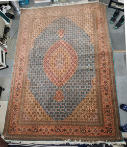 ペルシャ絨毯 300x204cm イラン製 シルク ウール 手織り