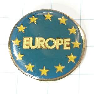送料無料)EU ロゴ フランス輸入 アンティーク ピンバッジ A09326