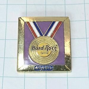 送料無料)Hard Rock Cafe 表彰メダル ハードロックカフェ PINS ブローチ ピンズ A09496