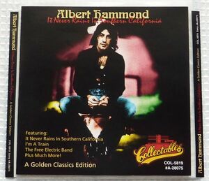 アルバート・ハモンド Albert Hammond　A Golden Classics Edition　輸入盤　カリフォルニアの青い空、落ち葉のコンチェルト