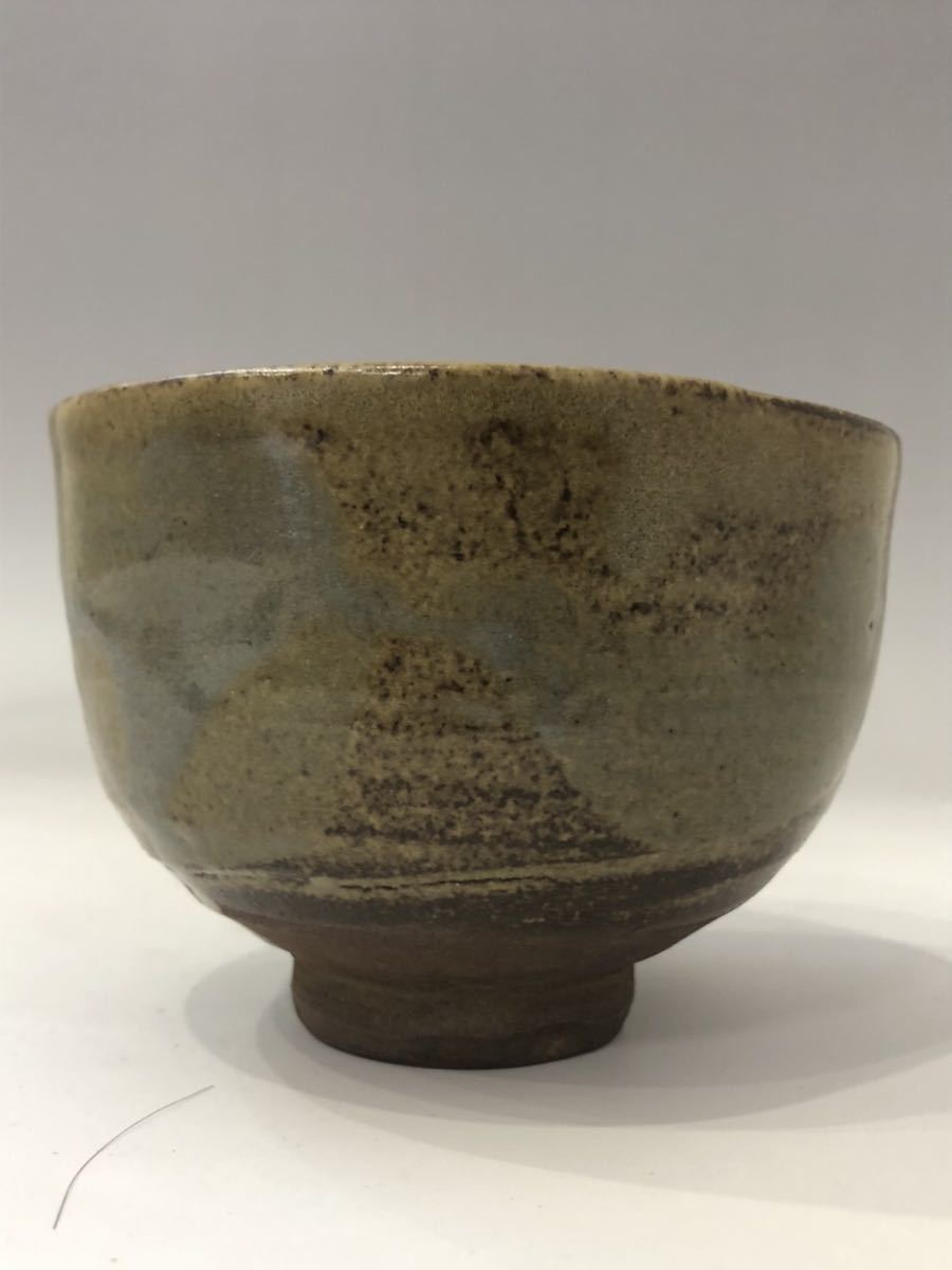 ブラック系品質が ⭐抹茶碗 三島唐津 古唐津 唐津焼 彫唐津茶道具