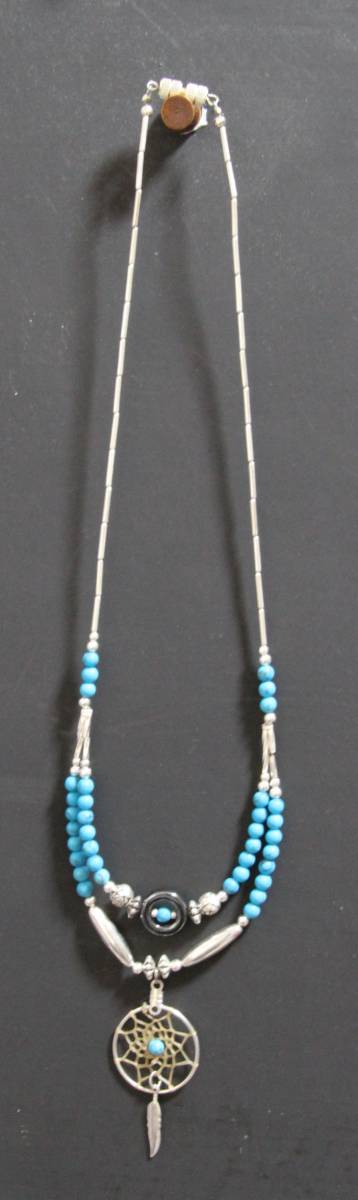 ★Navajo, Authentic Indian Jewelry Locally, Buying and selling ★★ (32) 47cm, Handmade, Accessories (for women), necklace, pendant, choker