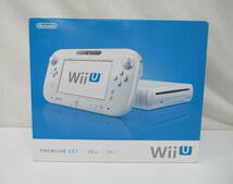 G0627-4A/ 動作OK 任天堂 Nintendo Wii U 本体 プレミアムセット WUP-101 WUP-010 32GB シロ _画像1