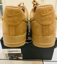 Supreme Nike Air Force 1 Low Wheat シュプリーム ナイキ エアフォース1 27cm US9 ウィート boxlogo ボックスロゴ エアフォースワン _画像7