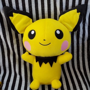 値下げ中↓新品*非売品*ポケットモンスター*めちゃでかピチュー*ぬいぐるみ*ポケモン*バンプレスト