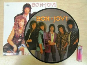 ◇F2027【ピクチャーレコード盤】ボン・ジョヴィ BON JOVI / Slippery When ワイルド・イン・ザ・ストリーツ 830-822-1 LP盤 