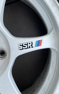SSR 超軽量ホワイト16インチタイヤアルミホイール4本セット ジャンク　195 45/r16 pcd114.3 4穴