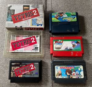 ファミコン ソフト テトリス2 ゲゲゲの鬼太郎2 燃えろプロ野球 ナムコクラシック2