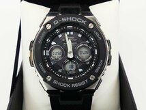 sss121 カシオ G-SHOCK G-ショック GST-W300 デジアナ ソーラー電波 腕時計 動作品_画像1