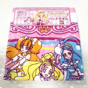 未使用 ハンドタオル Go!プリンセスプリキュア 幼稚園 保育園 キュアフローラ マーメイド トゥインクル