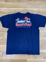 サムライジーンズ　Tシャツ　Lサイズ　ネイビー　samurai jeans_画像1