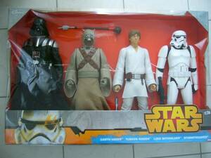  rare *Disney company *STAR WARS* Star Wars * extra-large 45cm* figure 4 body set 