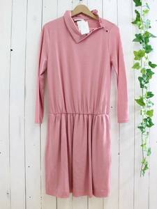  regular price 32,000 jpy new goods translation equipped *BODY DRESSING body dressing * soft wool ta-toru neck One-piece pink 38(M)