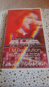 T.M.Revolution西川貴教!!LIVE REVOLUTION 4 ～the force～LIVE AT TOKYO DOME 1999.3.17&18　VHS ビデオ